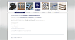 Desktop Screenshot of benedict-messtechnik.de
